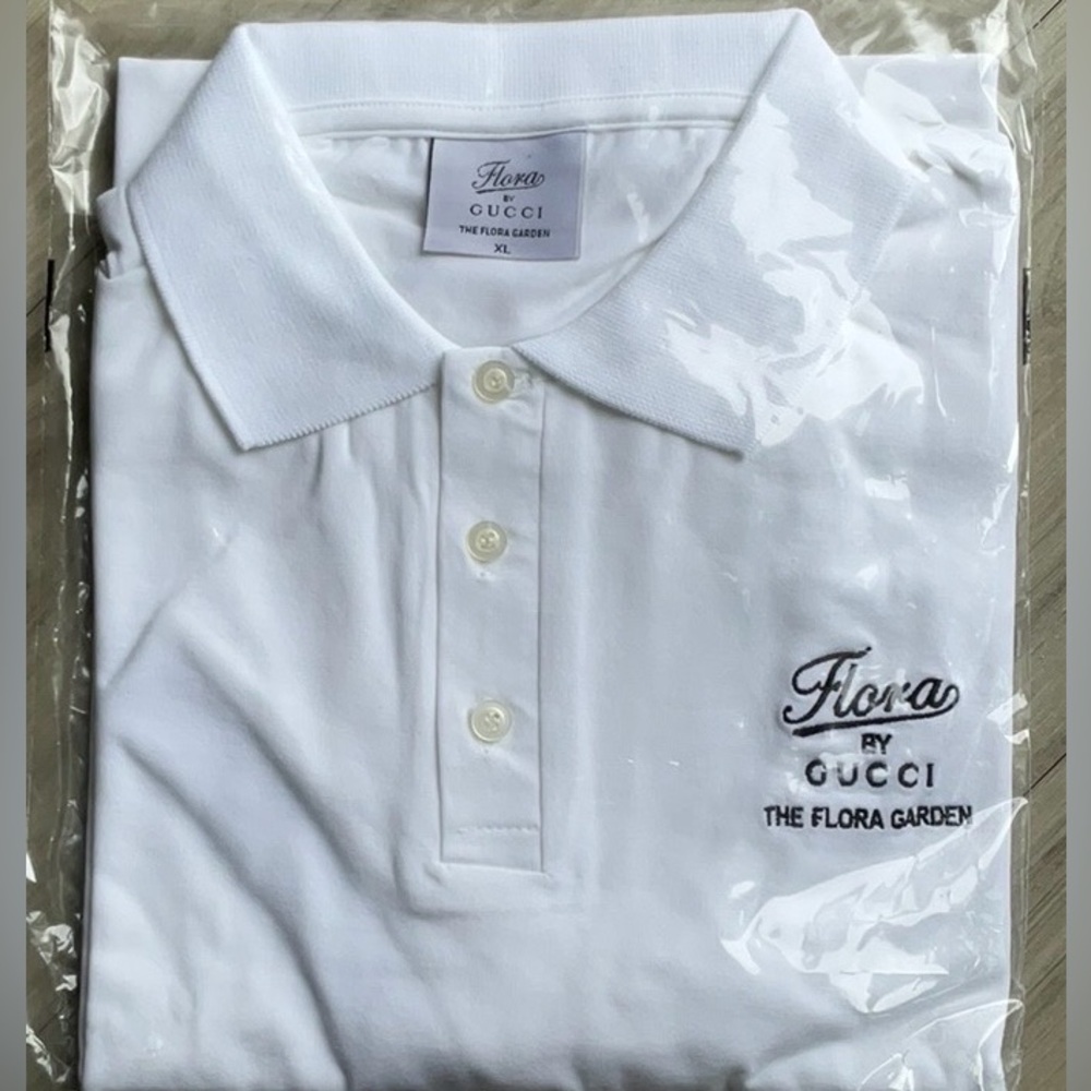 Gucci Men’s Short Sleeve XL Promotional Shirt White - Picture 3 of 6